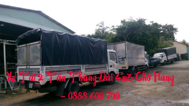 XE TẢI CHỞ HÀNG 2 TẤN DÀI 4M3