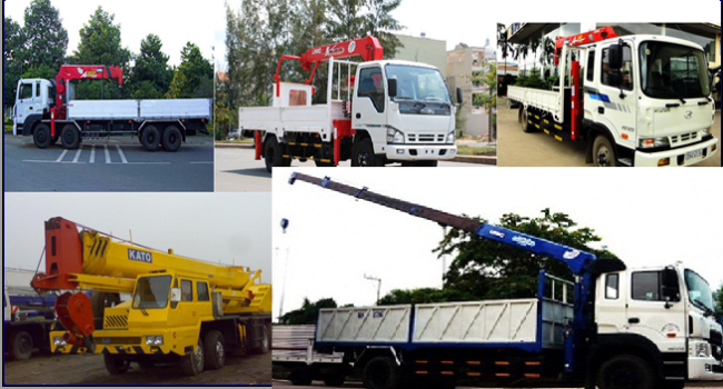 Cho thuê xe cẩu vận chuyển hàng giá tốt