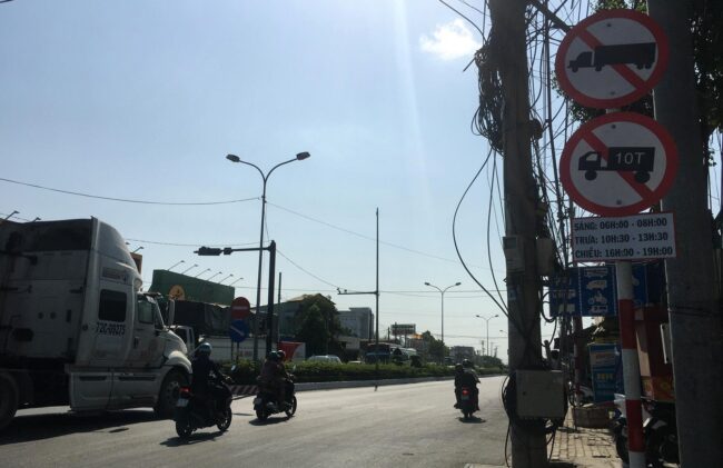 Giờ cấm xe tải lưu thông vào tp cần thơ