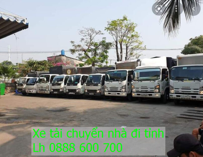 Xe tải chở hàng và chuyển nhà đi tỉnh