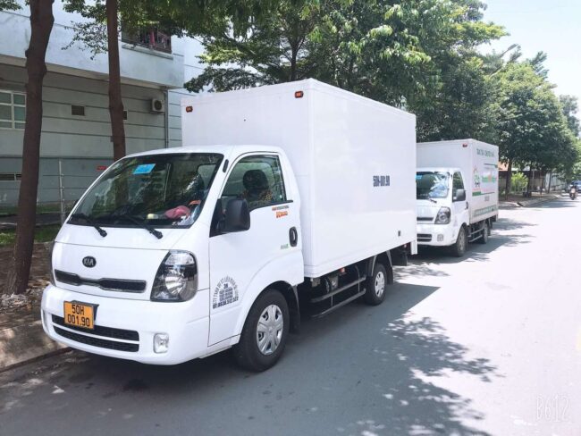 Cho thuê xe tải vận chuyển hàng giá rẻ
