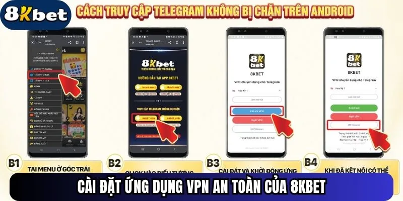 Cài đặt ứng dụng VPN an toàn của ku88
