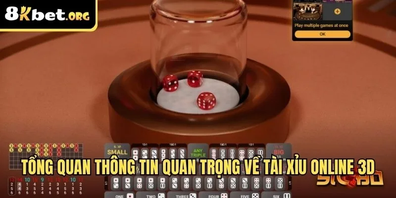 Tổng quan thông tin quan trọng về tài xỉu online 3D
